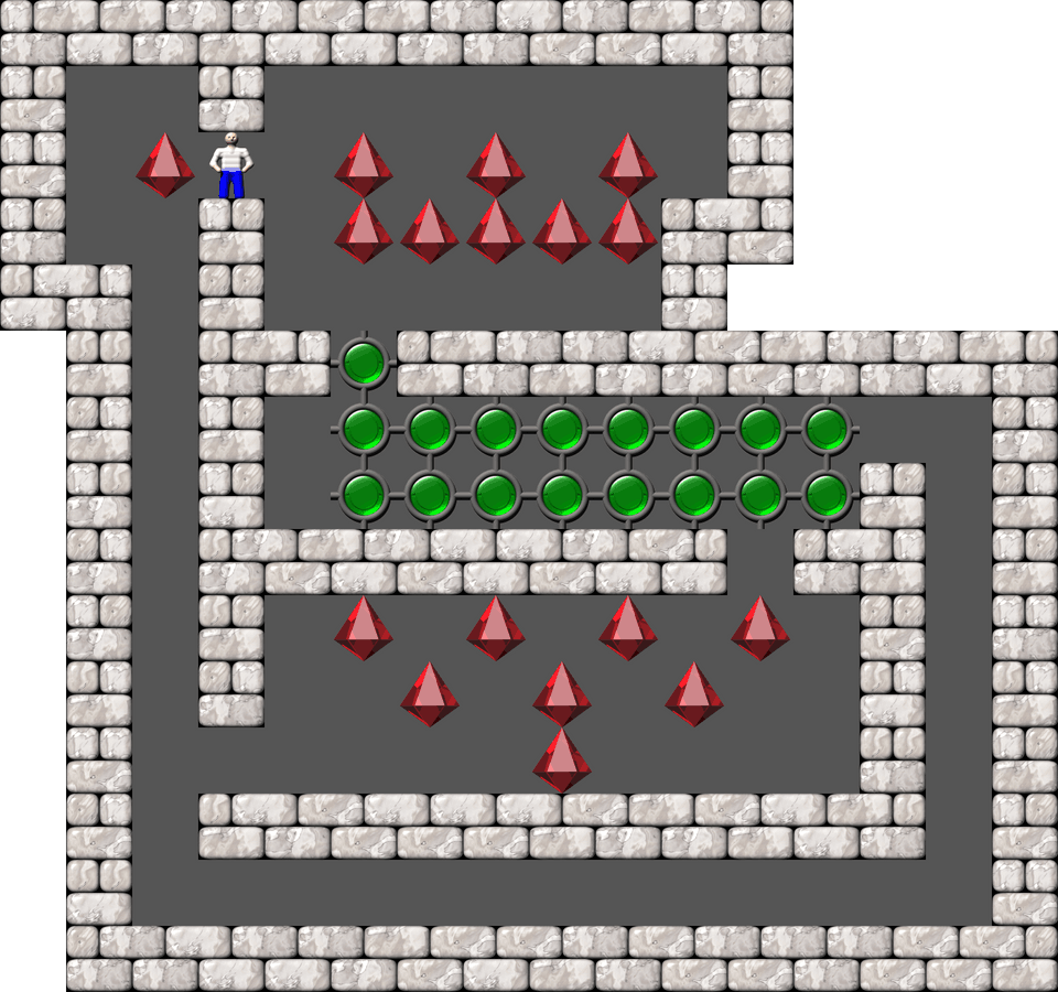 Sokoban 1,000,001 candlelights level 70